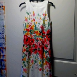 Sz 6. Donna Morgan full on flower dress